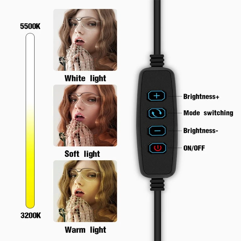 10 дюймов кольцевой светильник с штатив-Трипод стойка для IPad светодиодное