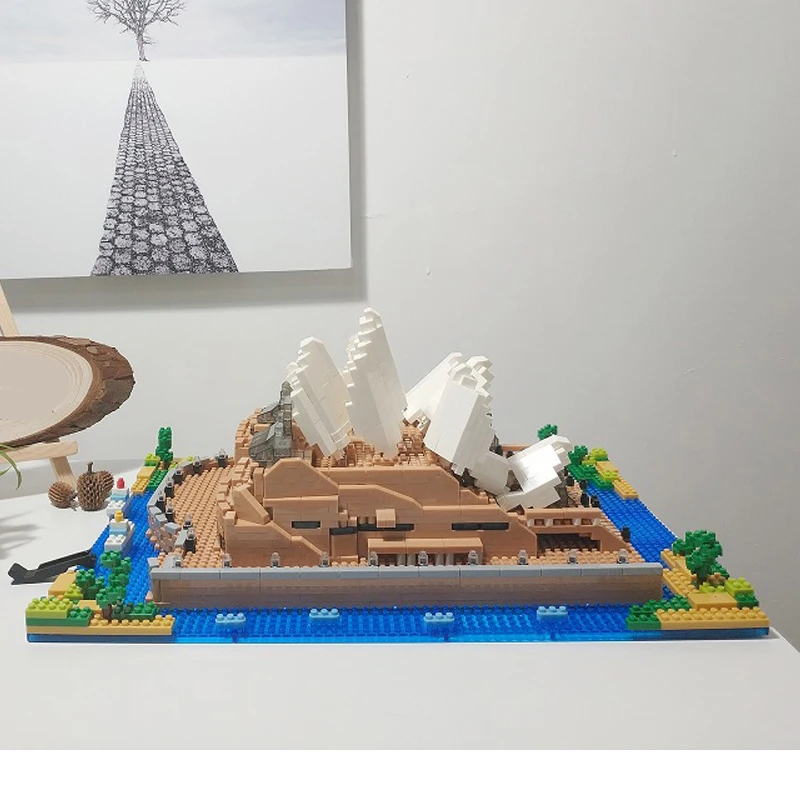 YZ 061 всемирно известный архитектурный синейский оперный дом модель 3D Мини