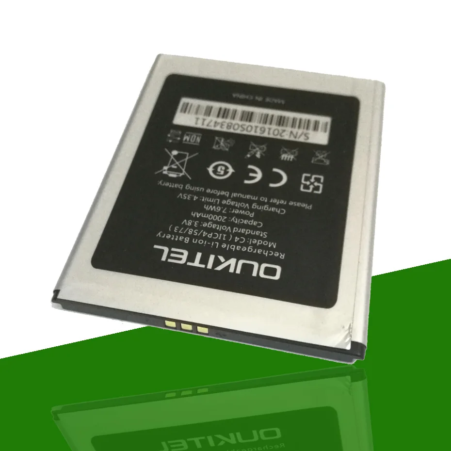 Аккумулятор 4000 мАч для мобильного телефона Oukitel K4000 / 2000 C4 C5 3000 C8 | Мобильные