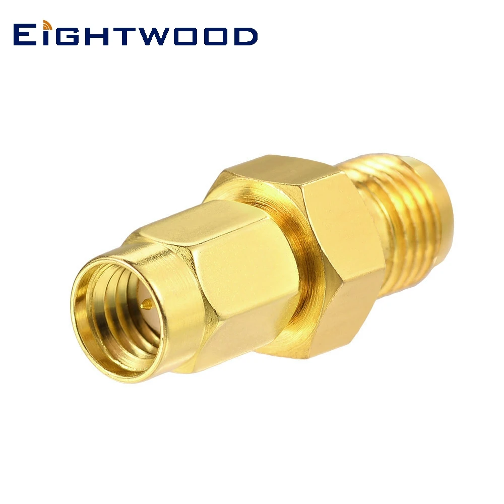 Eightwood SMA к РЧ коаксиальный адаптер гнездо в штекер SSMA Штекер разъем позолоченный