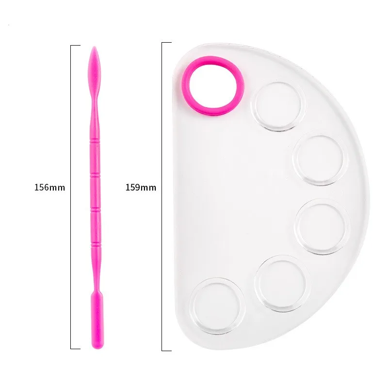 Новый палитра прозрачный акриловый лак для ногтей макияж гель основа макияжа