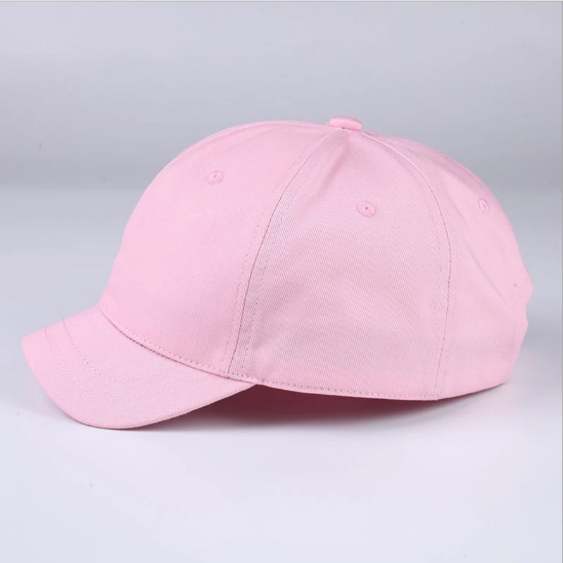 Бейсболка WZCX в стиле унисекс короткая однотонная Кепка с регулируемым козырьком