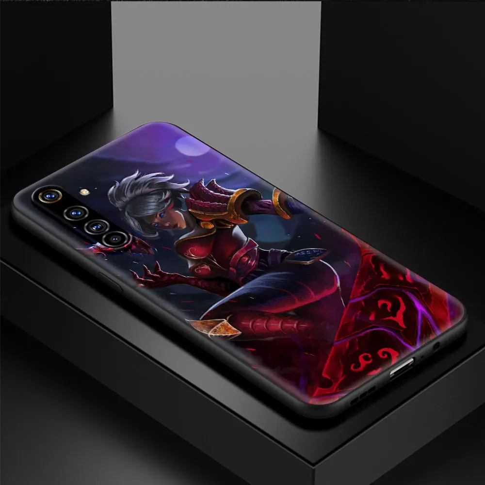 lol game shockproof case for realme c3 8 pro bag fundas silicone soft black cover for realme 6 7 pro c21 shell luxury coque tpu free global shipping