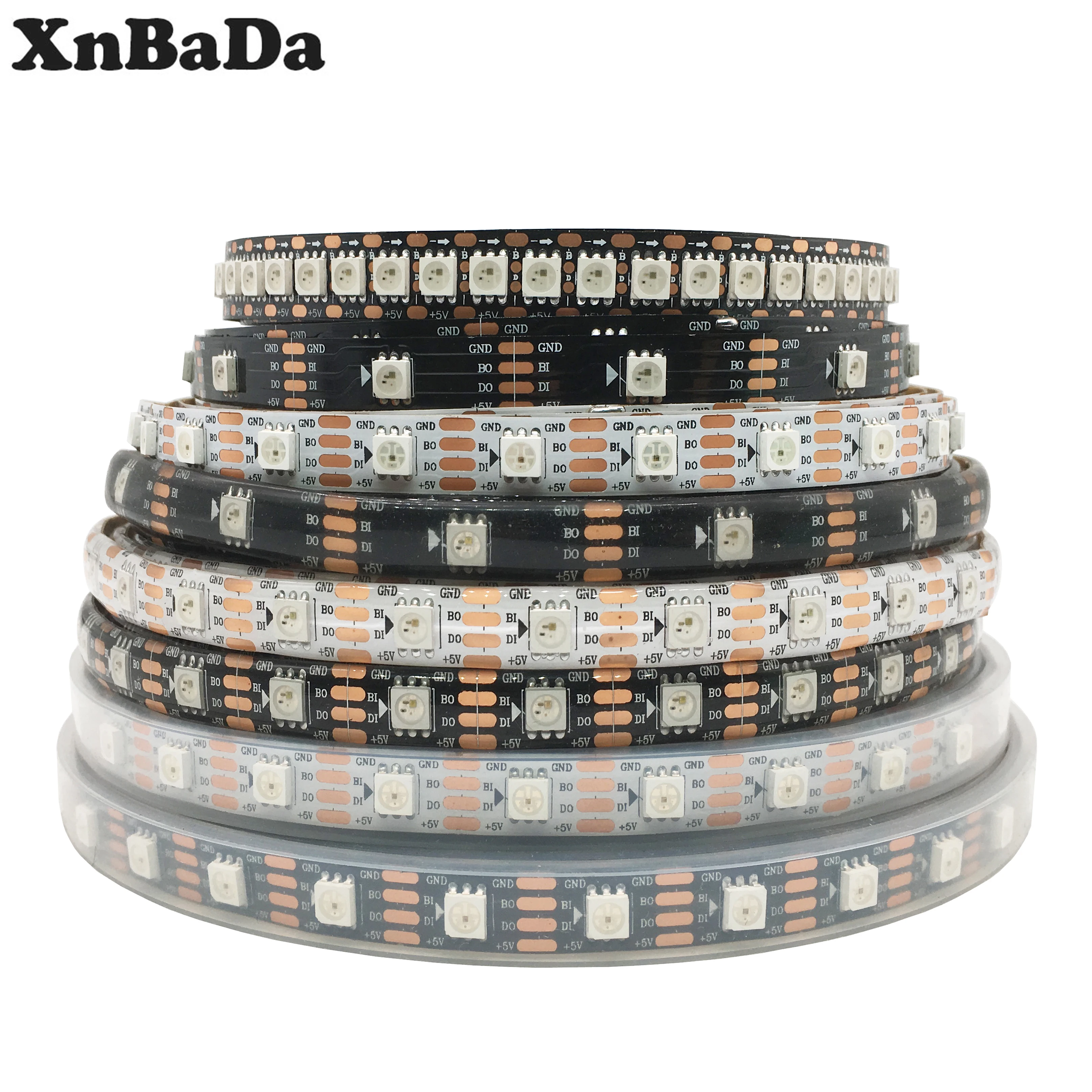 Пиксельная Светодиодная лента WS2813(WS2812B Update) RGB 30/60/144 пикселей/светодиодов/м
