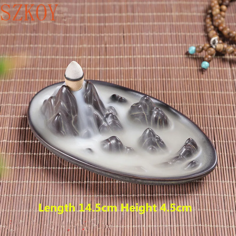 Популярная стильная башня Ладан Керамика горелки аромат держатель курильница с