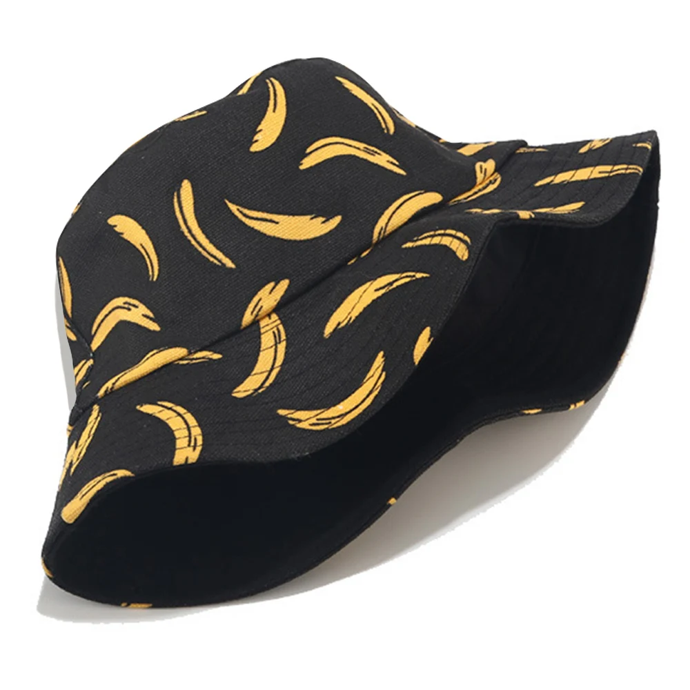 

BL Summer Panama Double Sided Women'S Bucket Hats Printed Street Leisure Men'S Cap Bobs Fedoras Sun Shade Bonnet