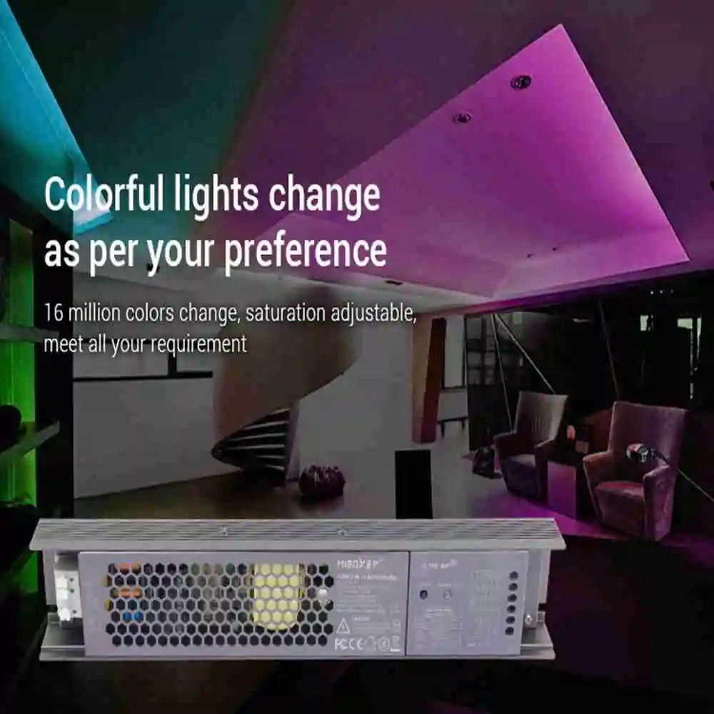 Miboxer(milight) PX1 100 Вт 5 в 1 светодиодный 2 4G RF/WIFI контроллер приложений вход AC180 ~ 240 В 50/60