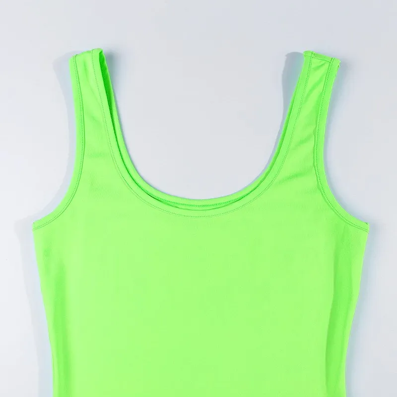 Миди летнее неоновое Платье женское сексуальное облегающее Клубное вечернее