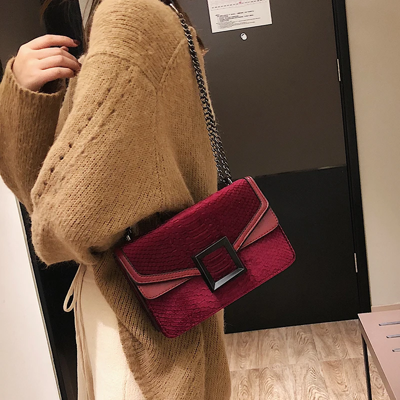 LITTHING женская сумка со змеиным принтом, сумка на плечо, винтажная женская сумка через плечо, роскошная кожаная сумка-мессенджер