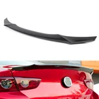 Автомобильный задний Багажник крыло полосы спойлер отделка наружный молдинг углеродного волокна ABS для 2019 2020 Mazda 3 Axela