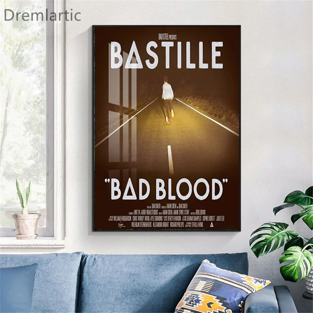 

Nice BASTILLE Custom Wall Art Canvas Modern Painting Poster Print Picture Living Room Home Decoration#20-1005-42-44