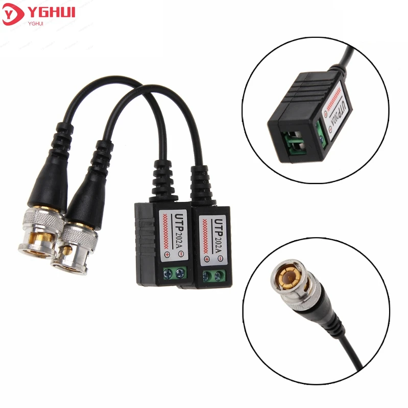 

10 пар, портативные кабели передачи, 5 Мп, Φ/TVI/AHD, Пассивный видеопередатчик