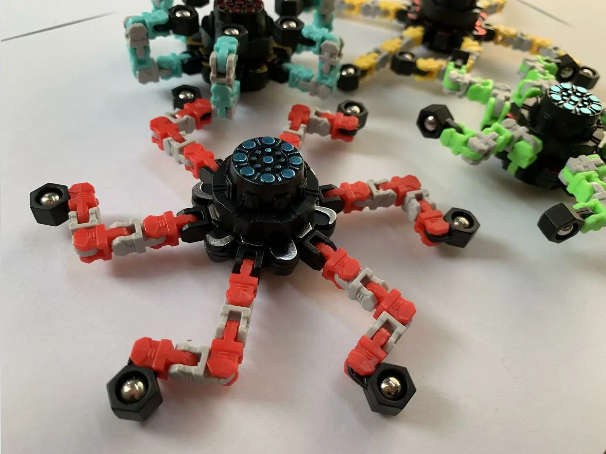 Механический Спиннер на кончик пальца деформируемая игрушка для снятия стресса