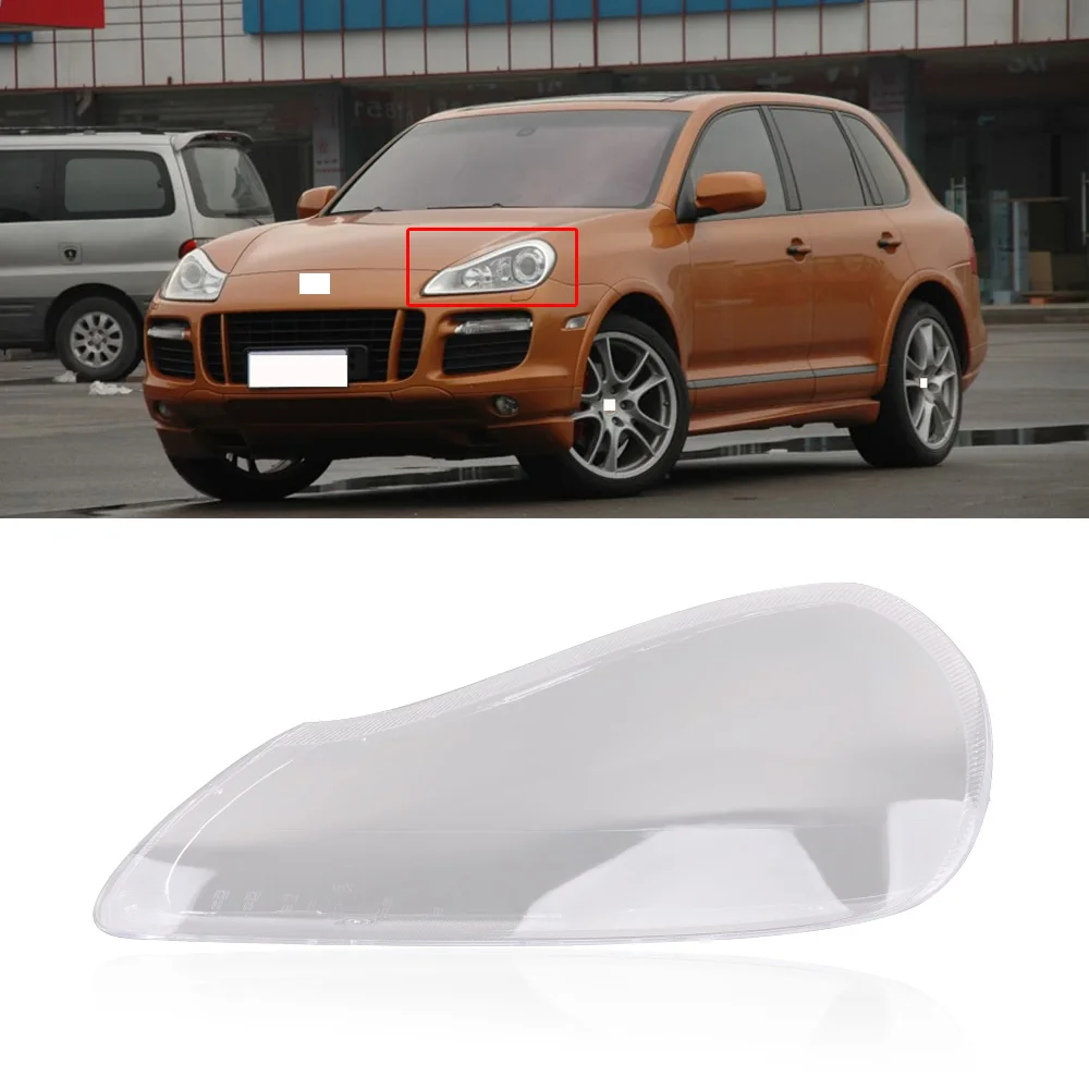 CAPQX 1 шт. для Porsche Cayenne 2008-2010 передняя фара абажур головной светильник водонепроницаемый яркий головной светильник абажур