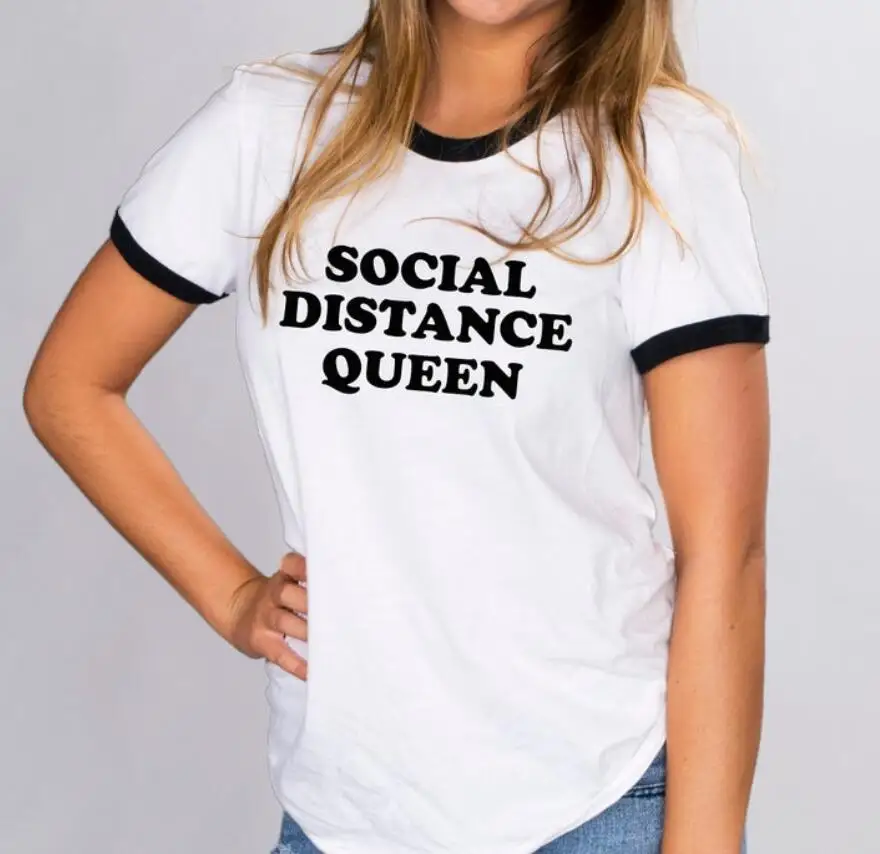 Женская футболка из хлопка Повседневная и винтажная с забавной