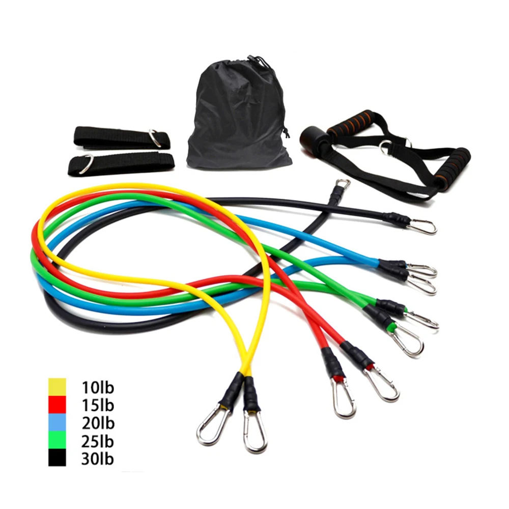 11 шт. эластичные ленты из латекса для фитнеса | Спорт и развлечения