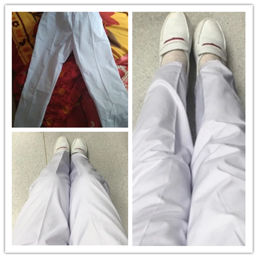 Брюки медицинские женские с эластичной талией медицинская форма рабочие штаны