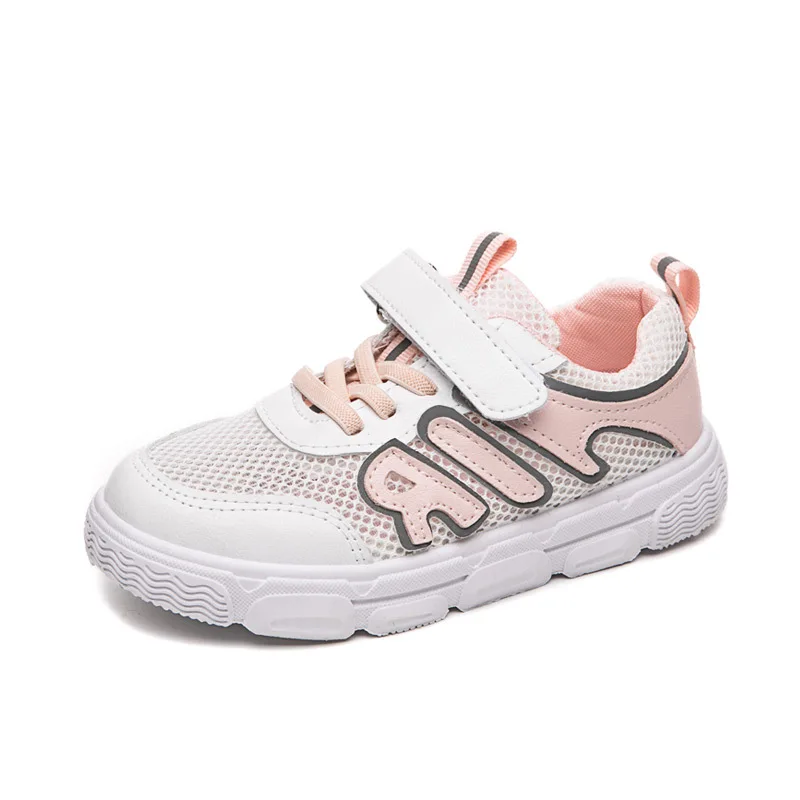 

Pennysue 2020 New Shoes for Boys White Shoes Children Summer Girls Shoes Breathable Mesh Patchwork Kids Sneakers