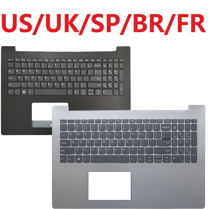 US/UK/SP/FR/BR Клавиатура для ноутбука Lenovo IdeaPad 330 15 15IKB 15IGM с чехлом упора рук|Клавиатуры