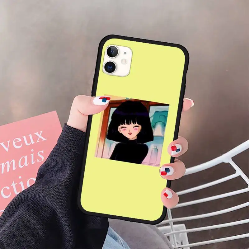 

Anime Sailor Moon Cartoon photo Phone Case for iPhone 11 12 pro XS MAX 8 7 6 6S Plus X 5S SE 2020 XR