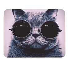 Mouse Pad Cute Sunglasses Cat non-slip Portable Desktop Laptop Mouse Pad With Printed Pattern British Blue Cat  laptop mouse pad