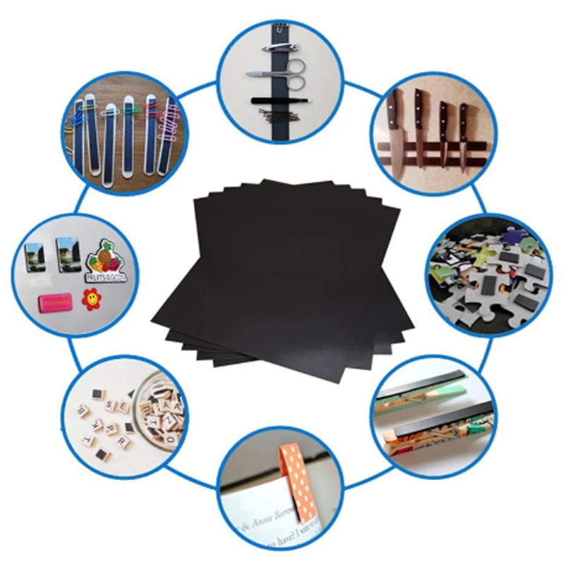 

A4 magnet sheet black magnetic pad for refrigerator photos and pictures cutting mold craft knife mold