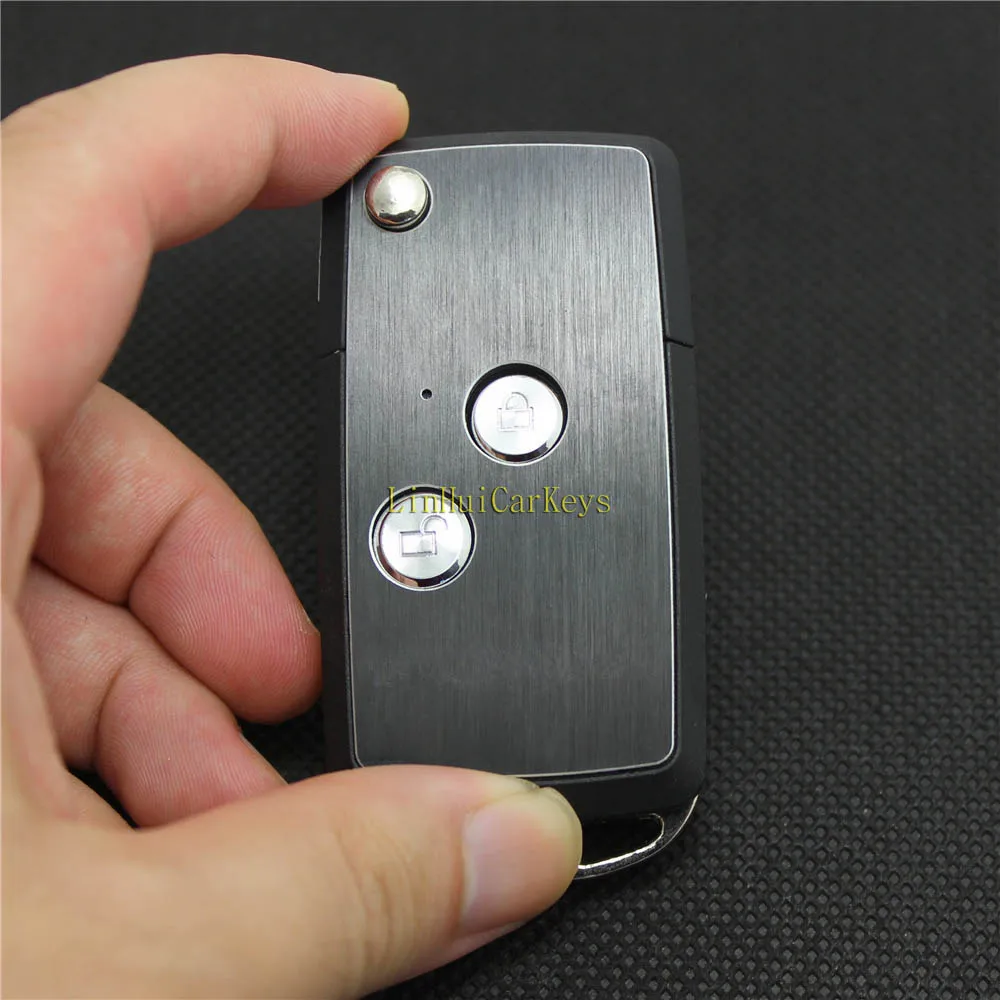 PINECONE для HONDA CIVIC CITY FIT CRV ACCORD Keys чехол с 2 кнопками необработанное лезвие высокое