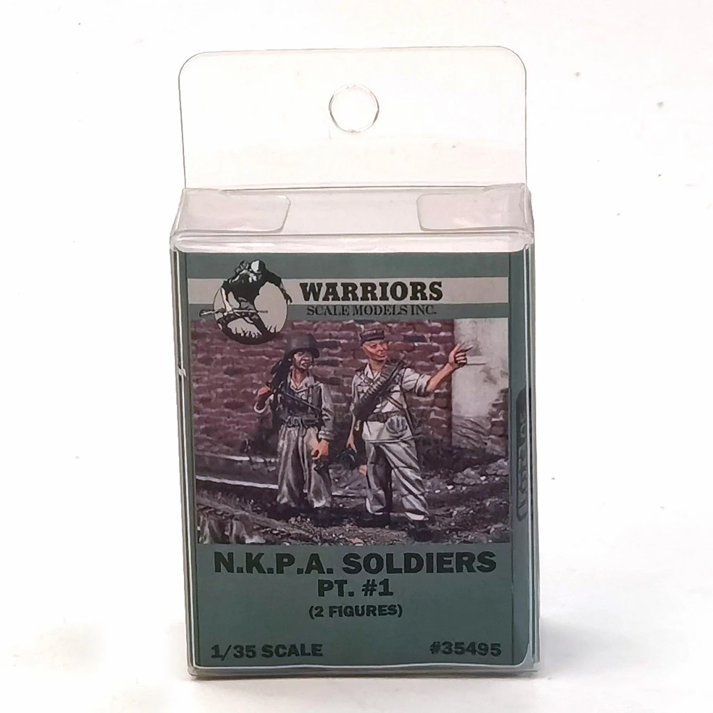1/35 Resin Kits N.K.P.A.Soldiers PT.#1(2 Firegus/Set) Warriors #35495 Unassembled Uncolored Accept Wholesale Drop Shipping