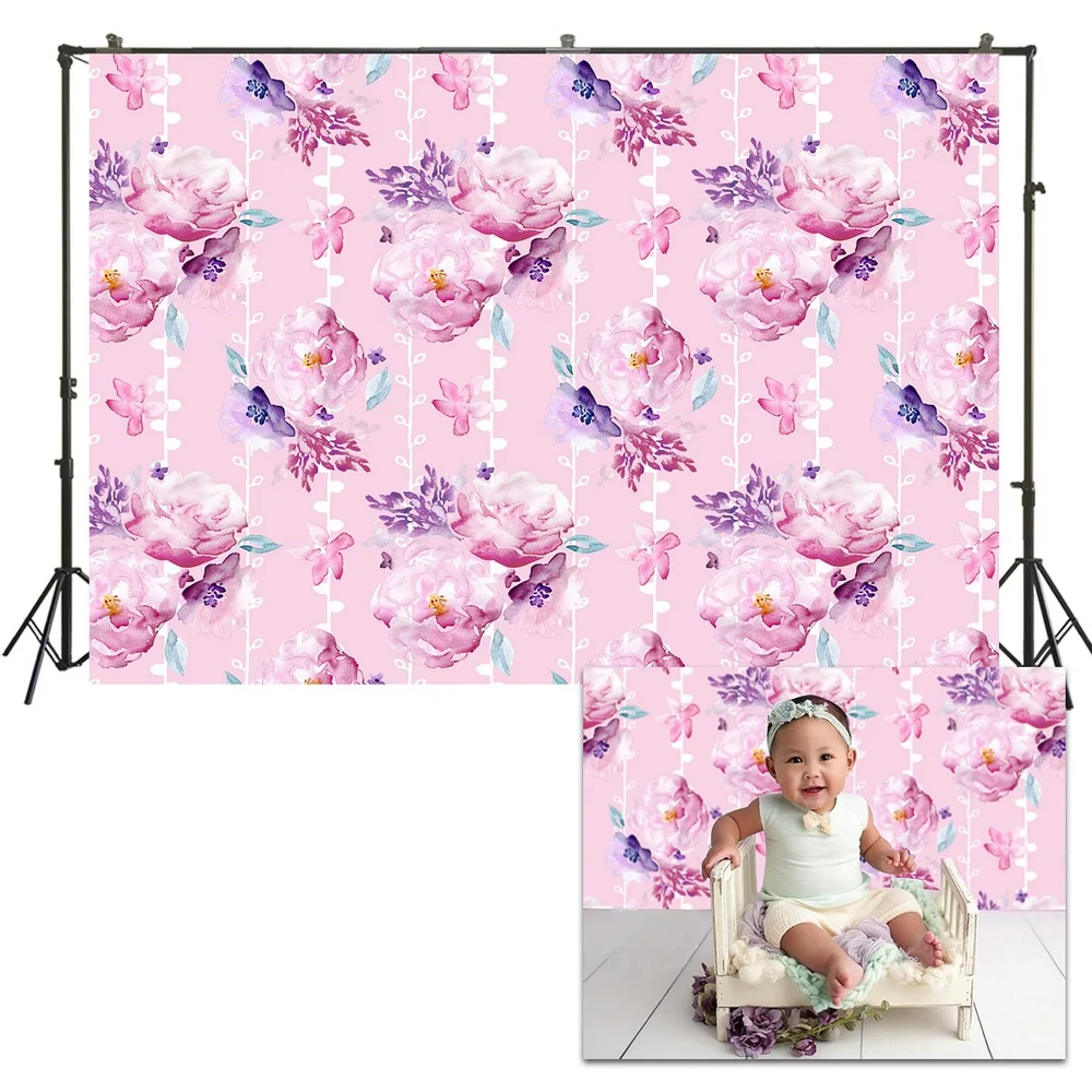 

Фон для фотосъемки новорожденных HUAYI, фон для фотосъемки детей, студийный фон для фотосъемки с цветами на заказ US250