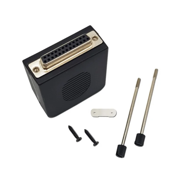 DB26 26, 26 контактов, 2 ряда, розетка, разъем, терминал, адаптер с Черной Оболочкой, стандартный провод, Бесплатный припой