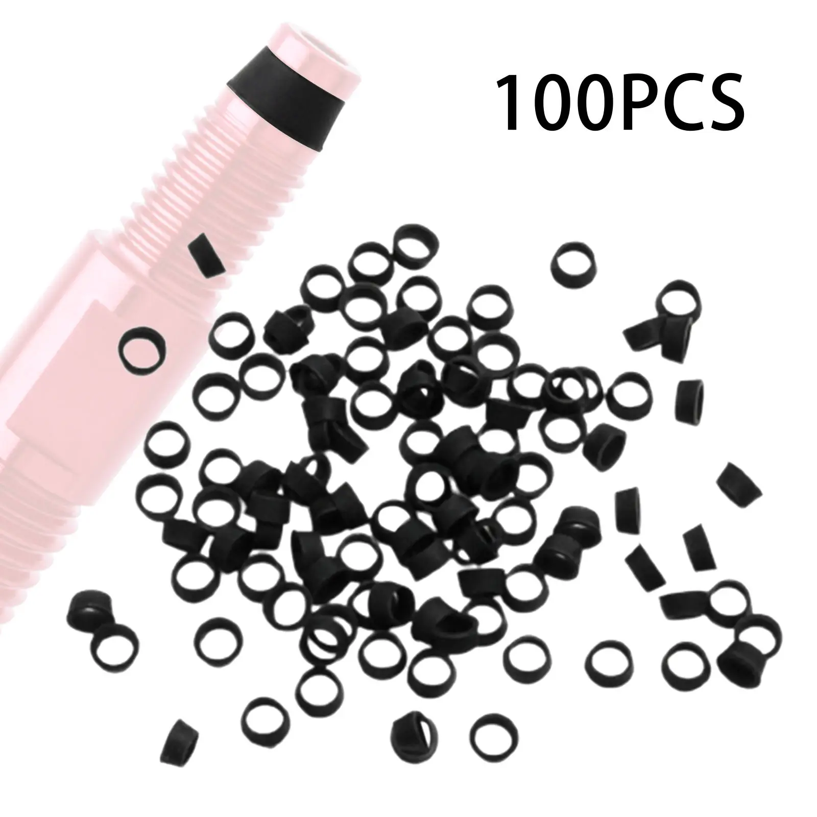 

100x Bike Valve Extender Sealing Silicone High Performance Accessories