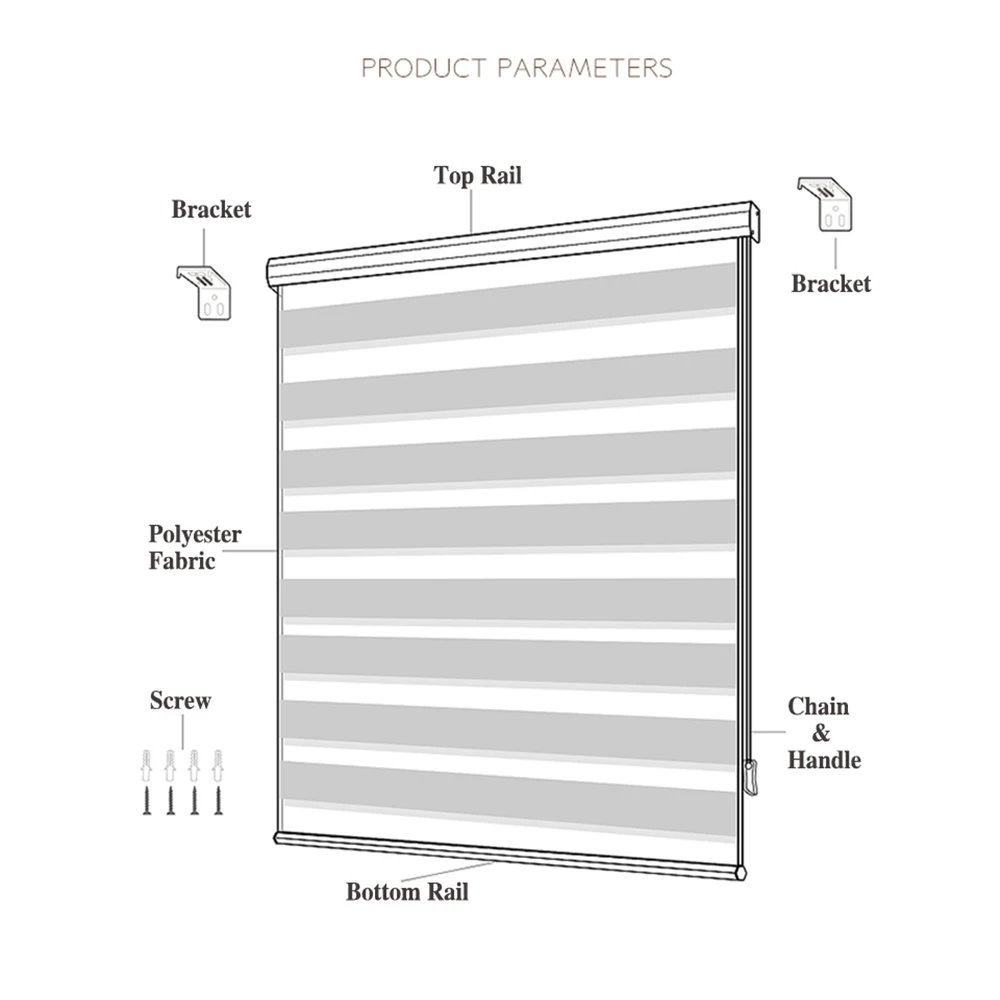 

Customize New Style Wave Type Window Blinds for Home