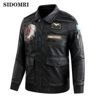 2021 men leather jacket fashion clothing men motor jacket stand collar patchwork slim thin autumn jacket pu artificial leather