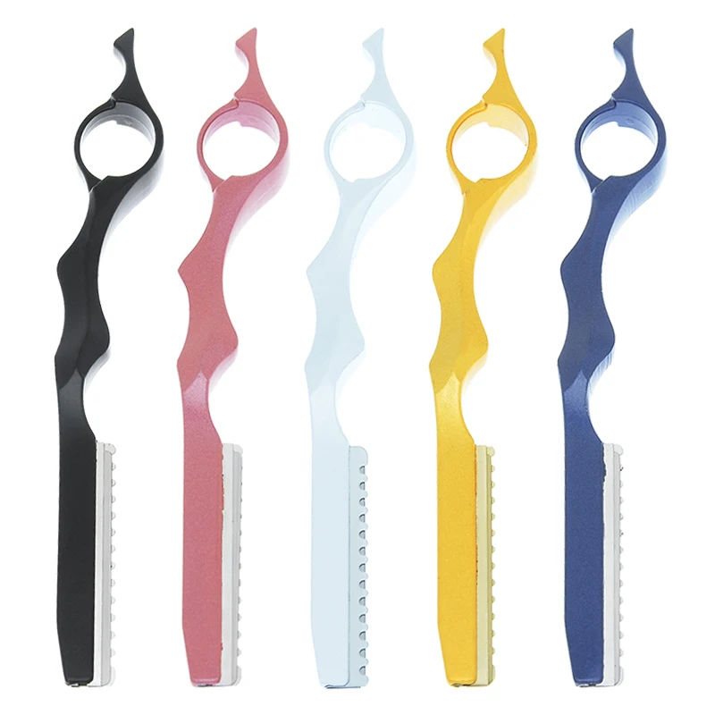 

Meisha Sharp Barber Hair Razors Stainless Steel Hair Cutting Shaver Hairdressing Thinning Knife Blade for Salon Home Used C0001A