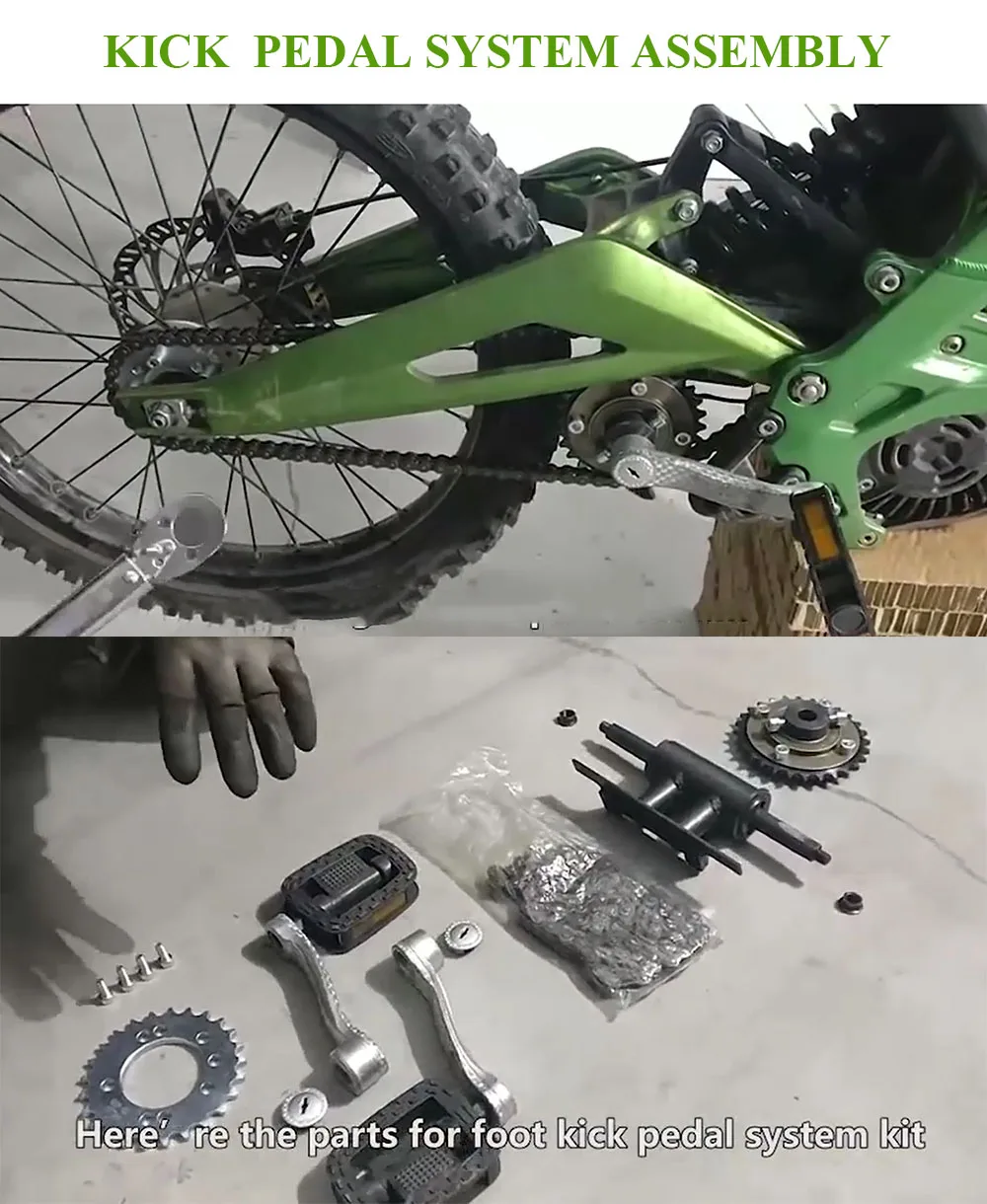 

Sur-ron Light bee electric off-road bicycle accessories - pedal assist riding kit