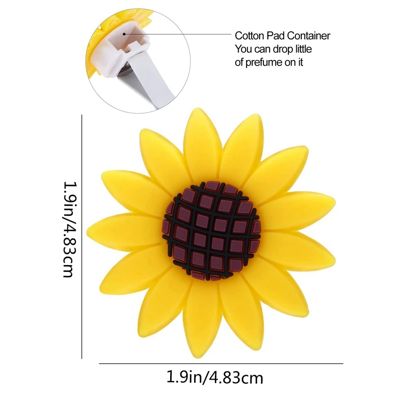 4 шт. автомобильные аксессуары для подсолнуха автомобильный освежитель воздуха