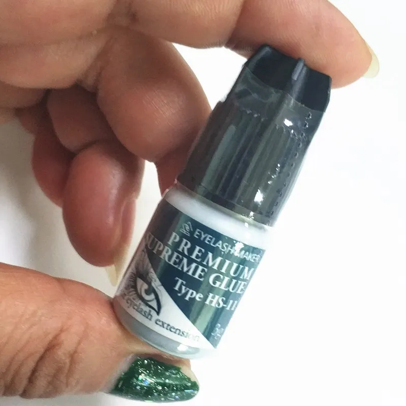 3ml 2 bottles Elite HS-11 Eyelash Extensions Glue Fast Dry Long Time Strong dry time 1-2S 7-8 weeks Fake lashes glue tools | Красота и