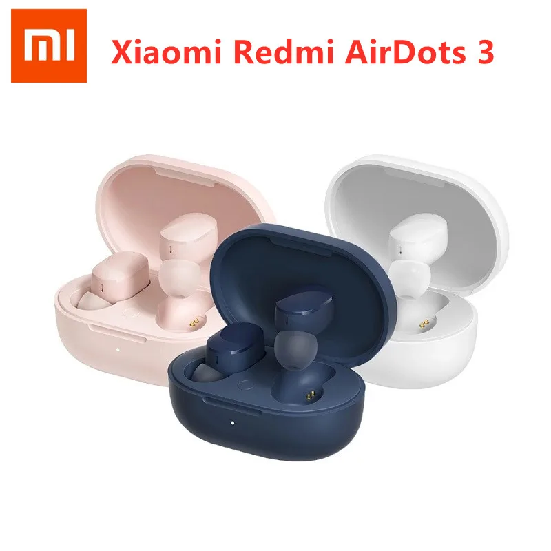 

Original Xiaomi Redmi AirDots 3 True Wireless Bluetooth 5.2 aptX Adaptive Stereo Bass With Mic Handsfree TWS Earbuds