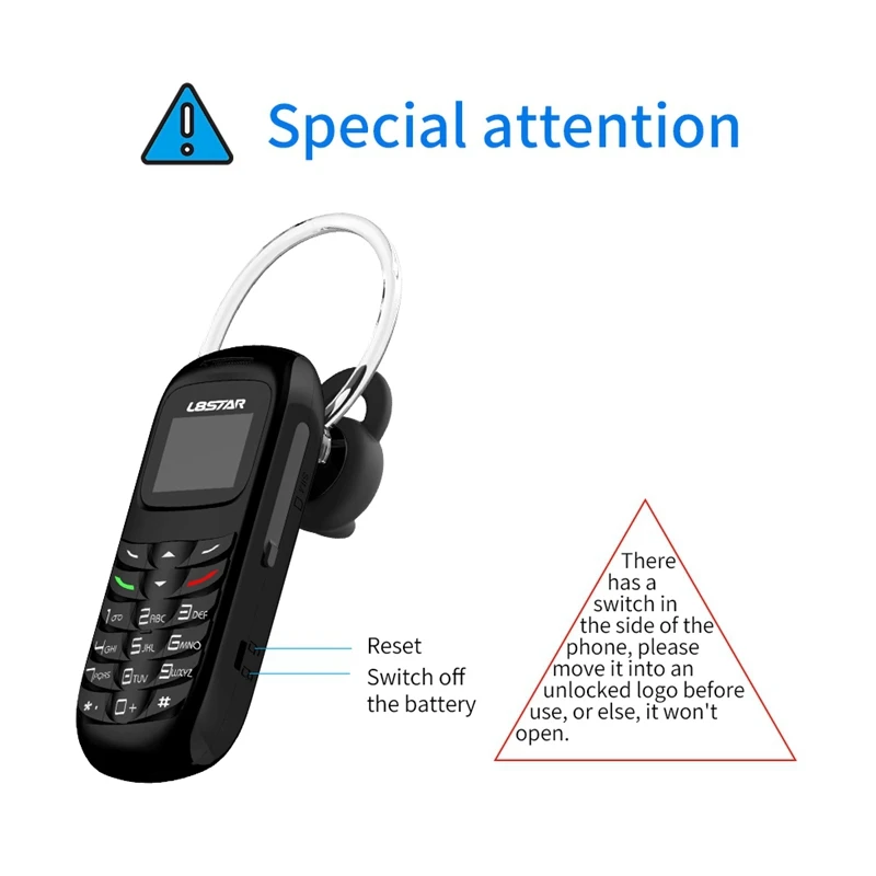 Mini Mobile Phone L8STAR BM70 Wireless Bluetooth Earphone Cellphone Stereo GSM Unlocked Super Thin Small | Электроника