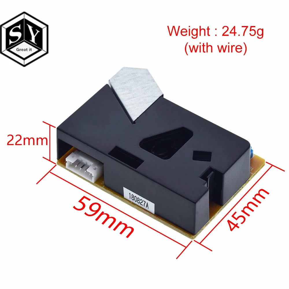 GREAT IT DSM501A модуль-датчик пыли PM2.5 детектор датчик аллергического дыма для Arduino