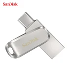 Флеш-накопитель SanDisk SDDDC4, USB 3,1 Type C, двойной флеш-накопитель, 512 ГБ, 256 ГБ, 128 ГБ, 64 ГБ, 32 ГБ, ТБ, металлический флеш-накопитель для ноутбукателефона