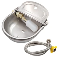 automatic cow horse water feeder trough bowl with pipe for cattle horse goat sheep dog animals livestock tool