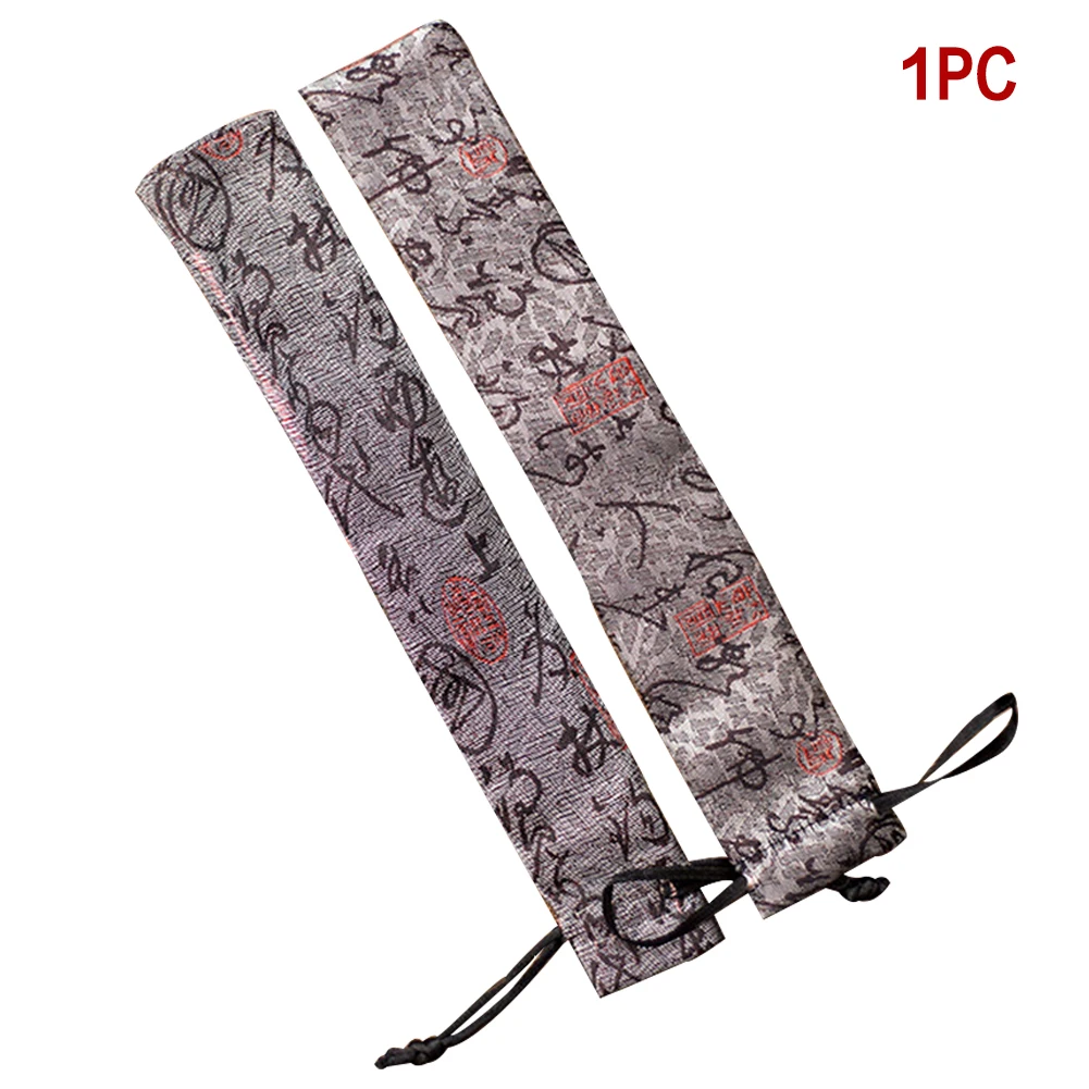 

Exquisite Universal Protective Decorative Handicrafts Gift Polyester Fabric Chinese Style Fashion Party Folding Hand Fan Pouch