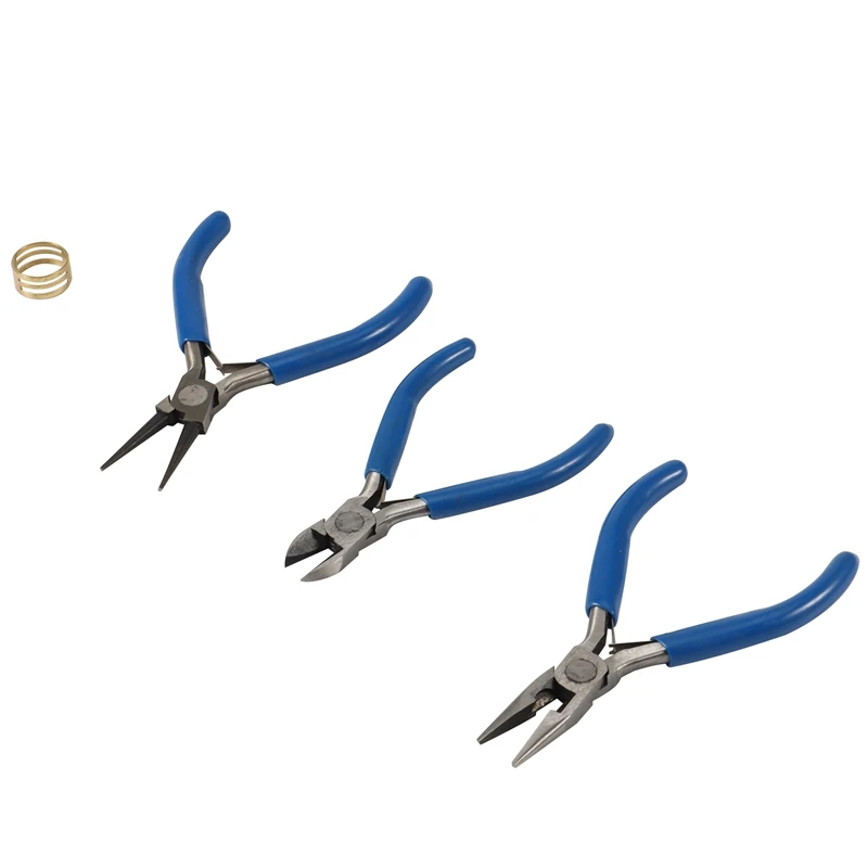

3 Piece Jewelry Pliers,Mini Pliers,DIY Pliers, Pliers for Jewelry Beading Repair Making, Jewelry Tools Kit,Wire Cutters