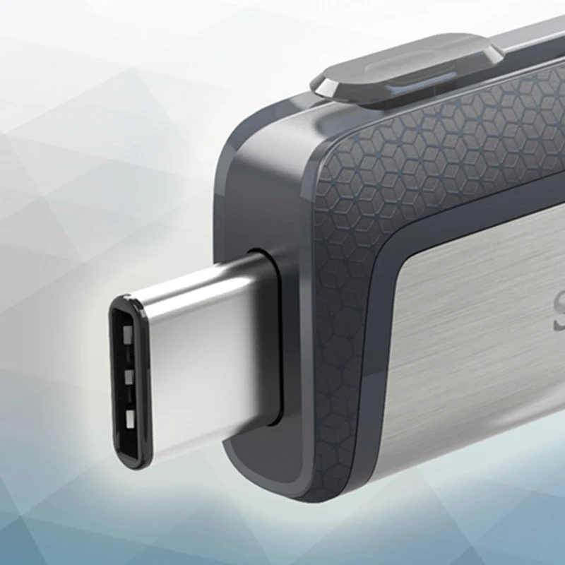 SanDisk USB флеш накопитель Type C 3 1 двойной OTG 64 Гб 256 ГБ 32 высокая скорость до 150 МБ/с./с