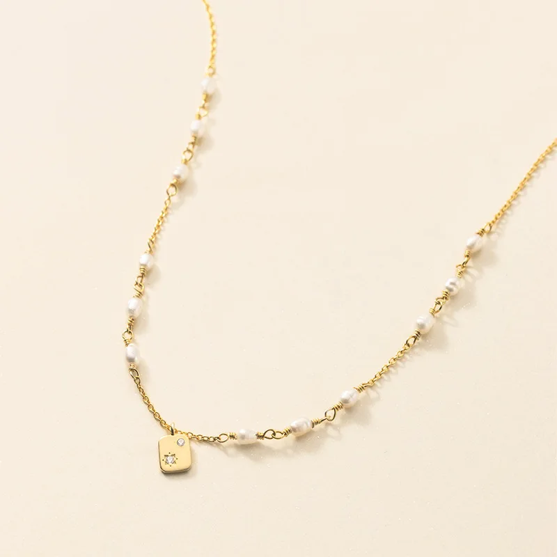 

Кулон из серебра 100% пробы, с пресноводным жемчугом