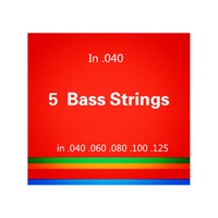 5 strings bass guitar strings 040 125 electric bass strings guitar parts wholesale musical instruments accessories