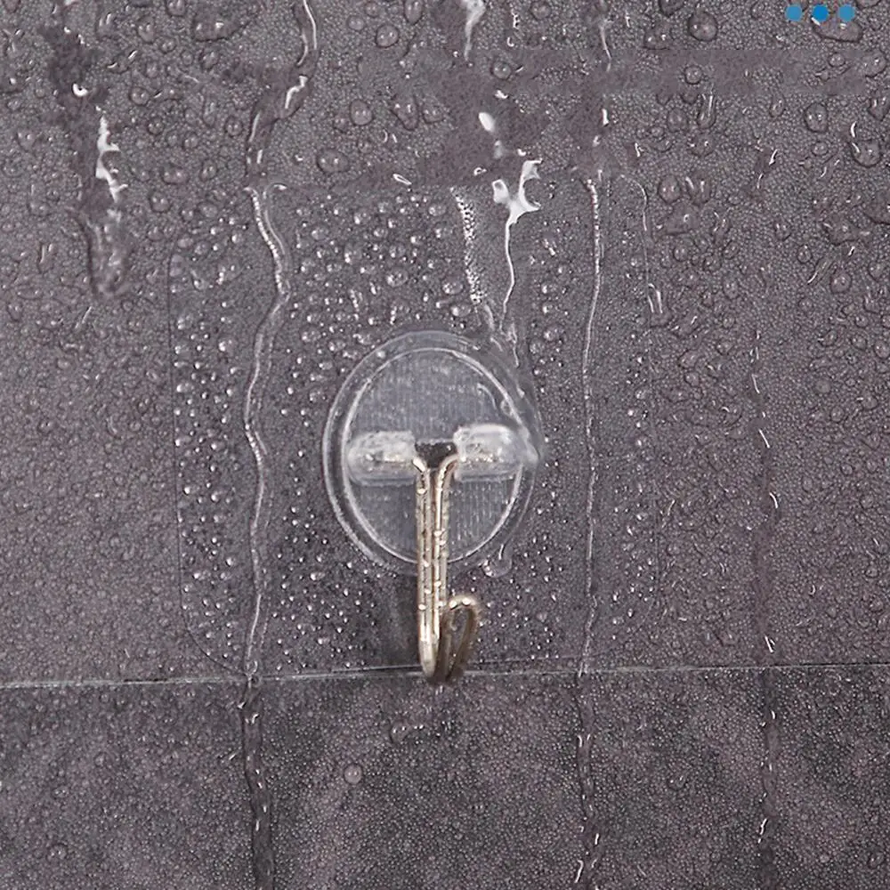 

10/20PCS Nano-Glue Strong Transparent Suction Cup Suction 6 Cup Hook Punch-free Hanger Hook * Kitchen Bathroom Seamless Hoo P6K3