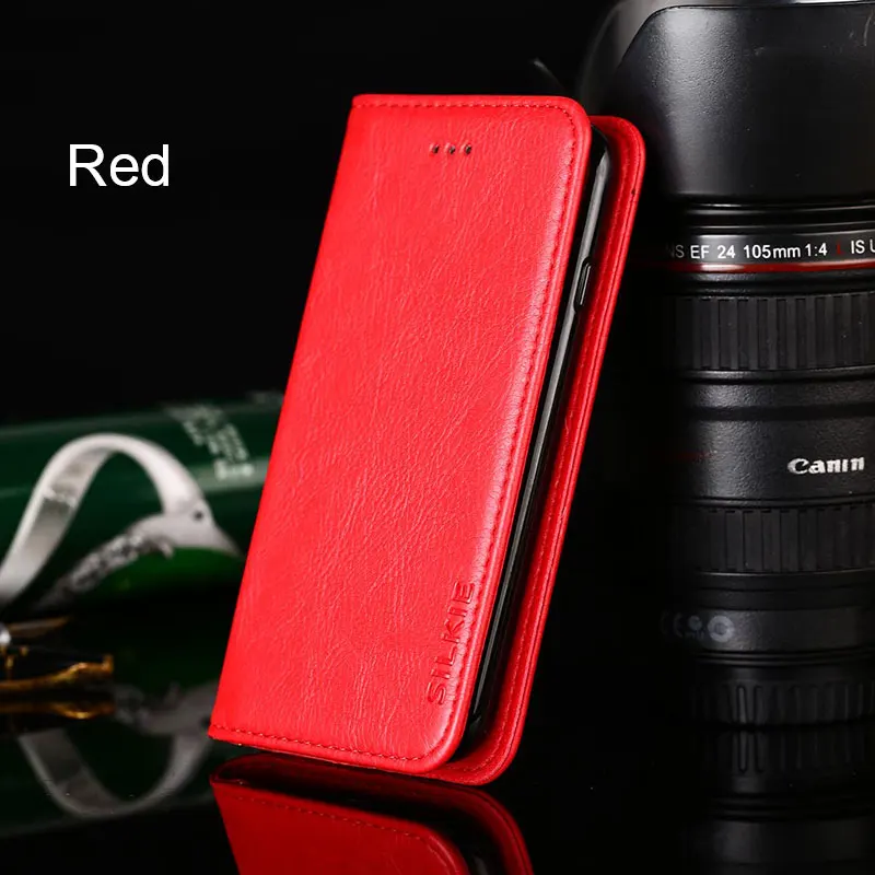 Red Роскошный кожаный чехол для Samsung Galaxy j2 J3 J5 J7 j5 Европа j2 j5 j7 prime j4 j6 j8 с ТПУ покрытие для чехла fundas - Цвет: Red
