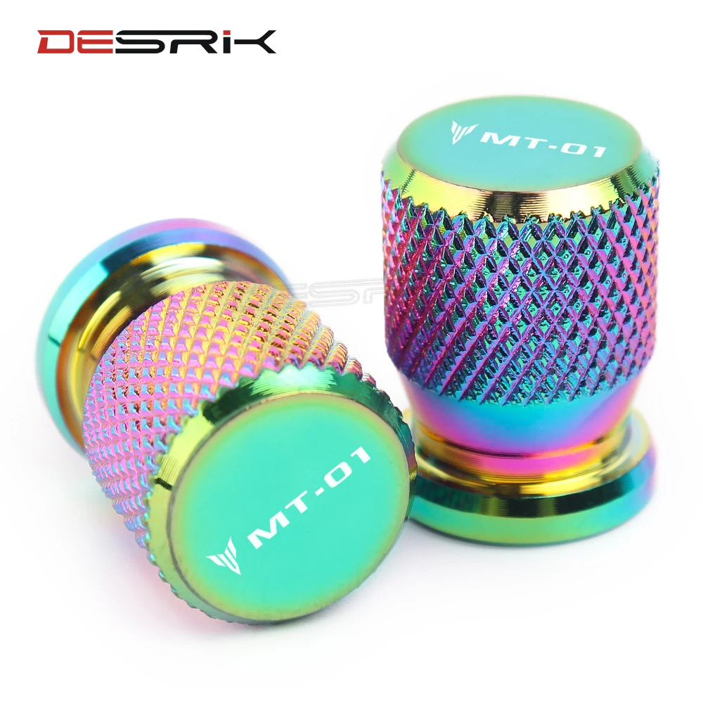 Одна пара универсальных алюминиевых колес для мотоцикла колпачки шин